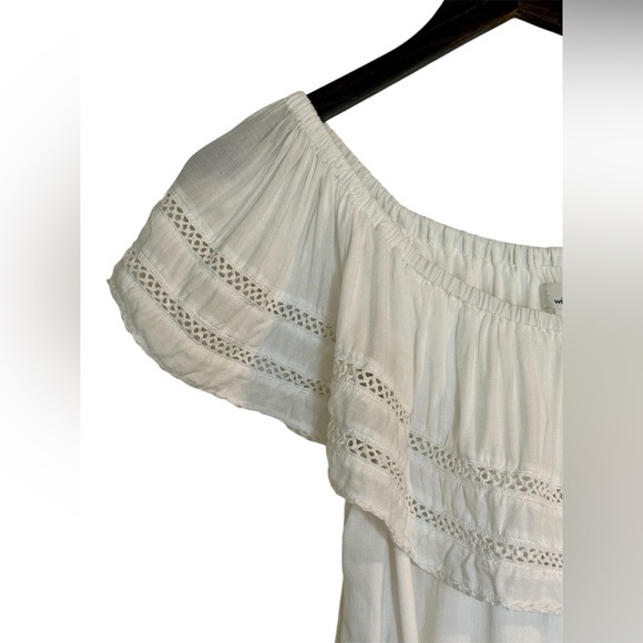 Aritzia Wilfred | Emmie Dress | Oak/White | M - Picture 4 of 10